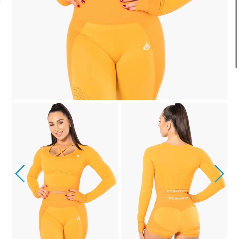 Ryderwear. Top and leggings set. Small